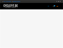 Tablet Screenshot of cyclefit.de