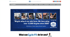 Desktop Screenshot of cyclefit.co.za